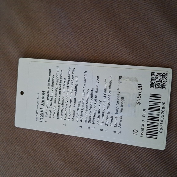 Lululemon InStill Jacket, Poolside (10) - Picture 6 of 6